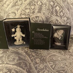 2 New Vintage Department  56 Snowbabies
